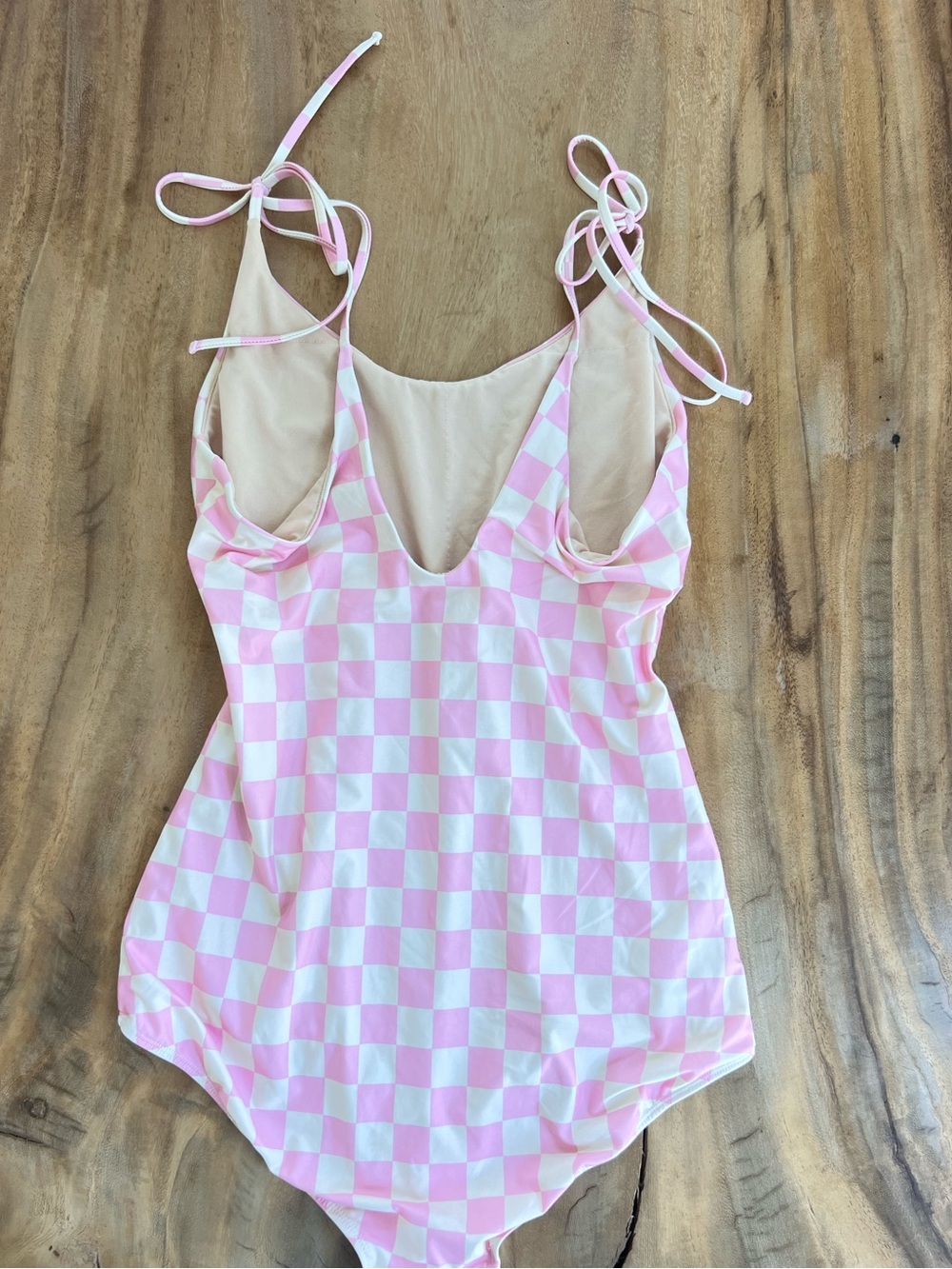 Albion Pink Checkered One piece - Picture 4 of 4